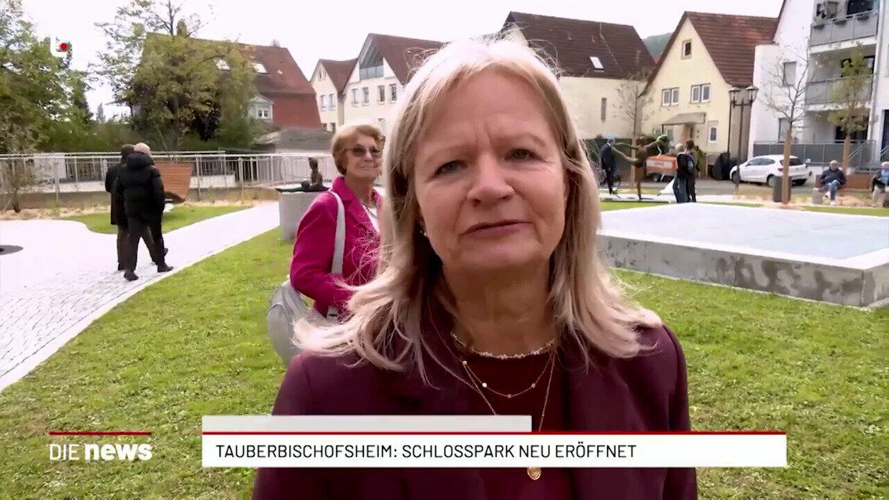 Tauberbischofsheim: Schlosspark neu eröffnet 