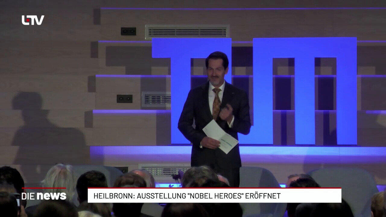 Heilbronn: Ausstellung "Nobel Heroes" eröffnet