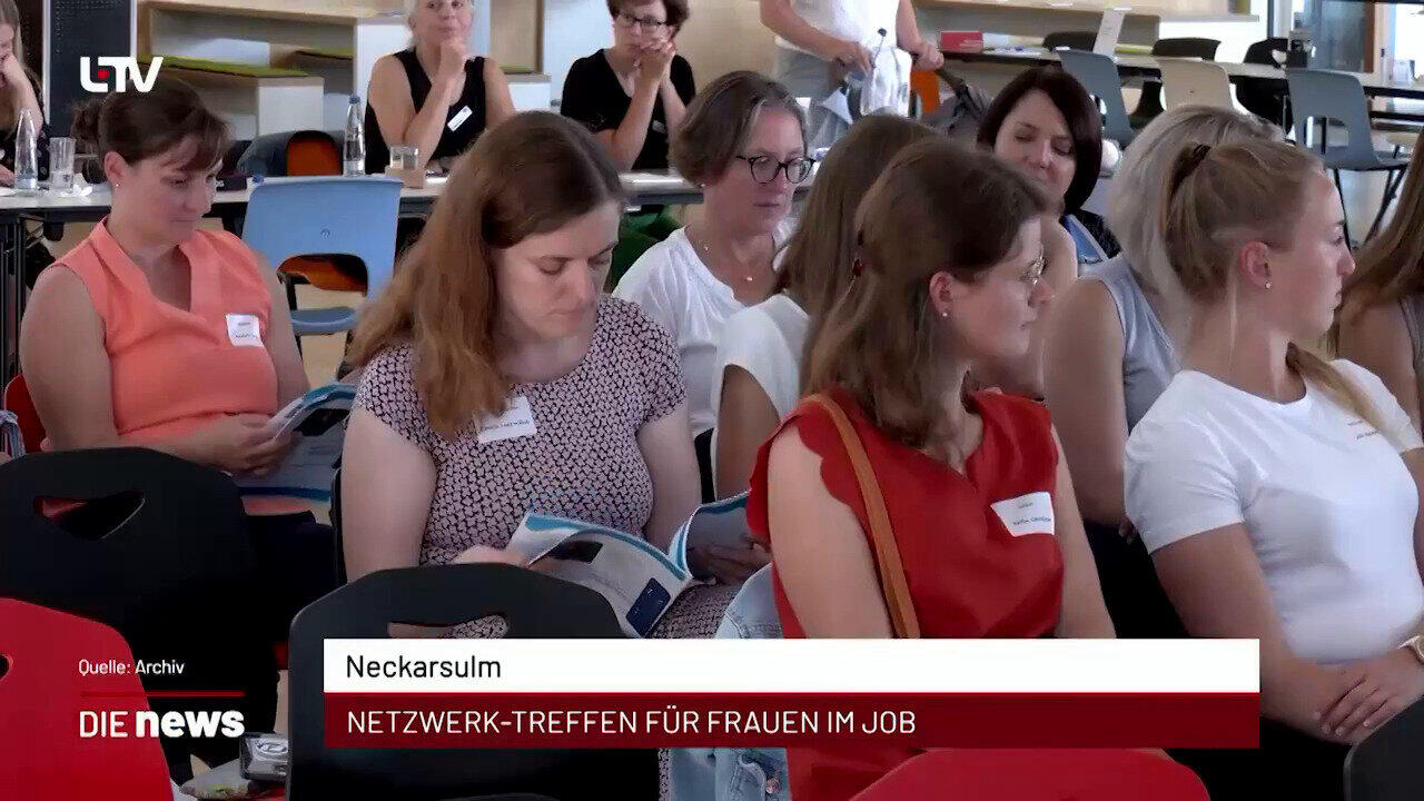 Newsblock: Neckarsulm: Netzwerk-Treffen für Frauen im Job +++ Bad Mergentheim: Krämermarkt trotzt schlechtem Wetter +++ 