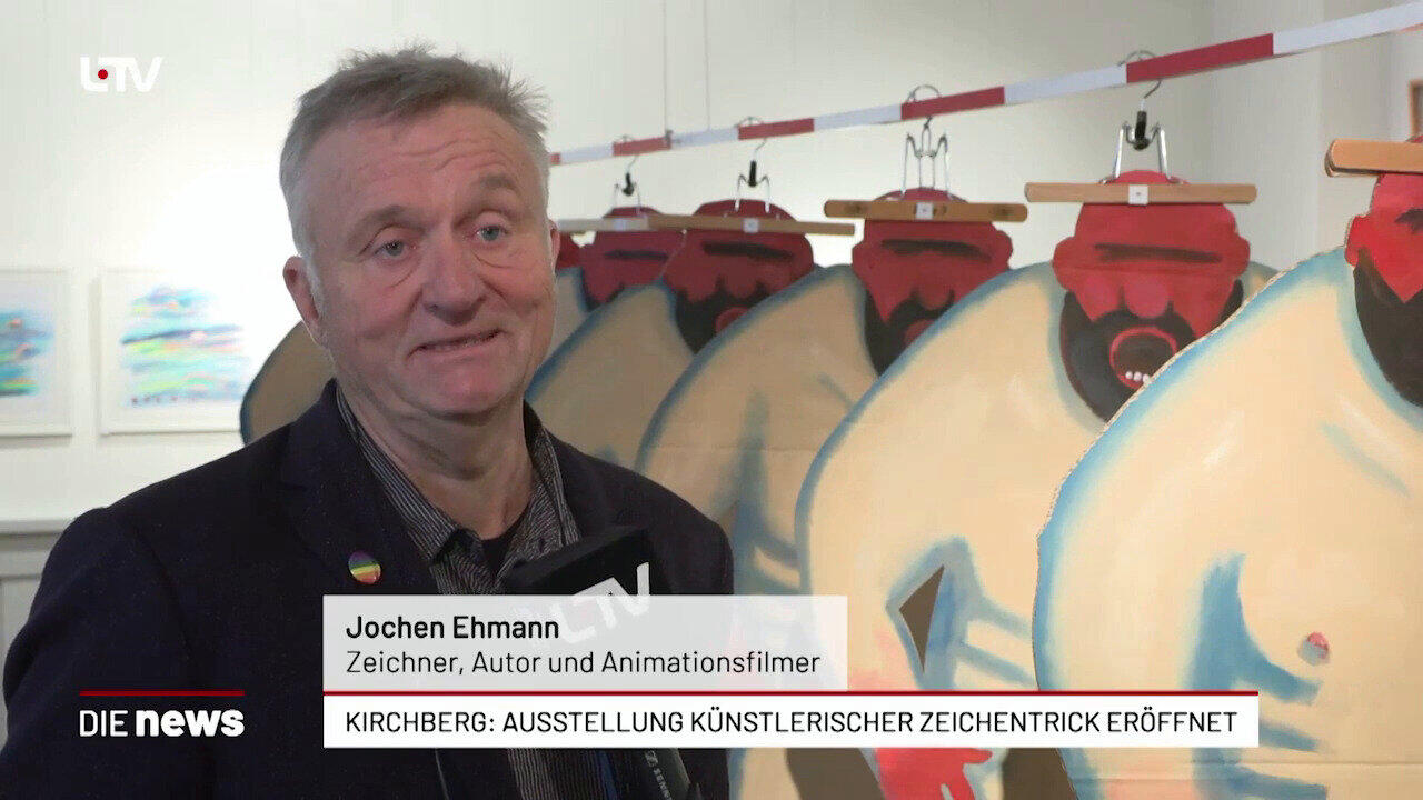 Kirchberg: Ausstellung Künstlerischer Zeichentrick eröffnet