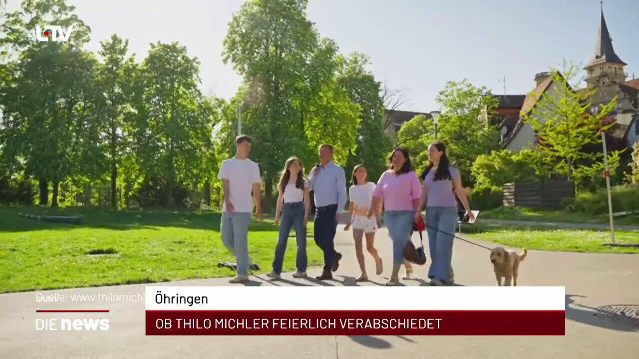 Newsblock: Öhringen: OB Thilo Michler feierlich verabschiedet +++ Heilbronn: Sonderfahrt des "Roten Flitzers" zum Wasen 