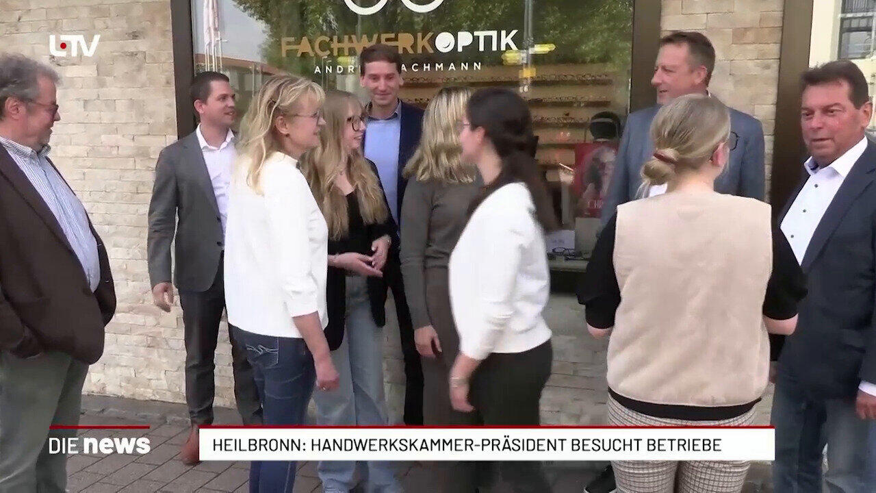 Heilbronn: Handwerkskammer-Präsident besucht Betriebe