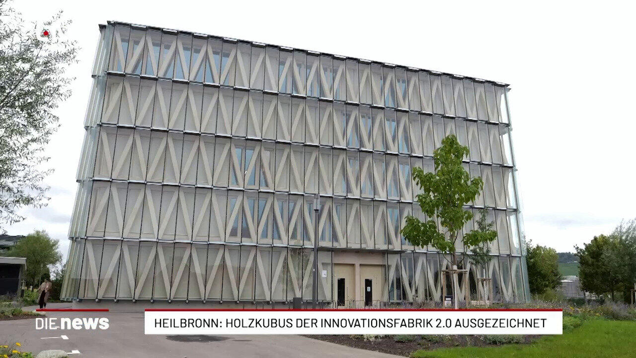 Heilbronn: Holzkubus der Innovationsfabrik 2.0 ausgezeichnet