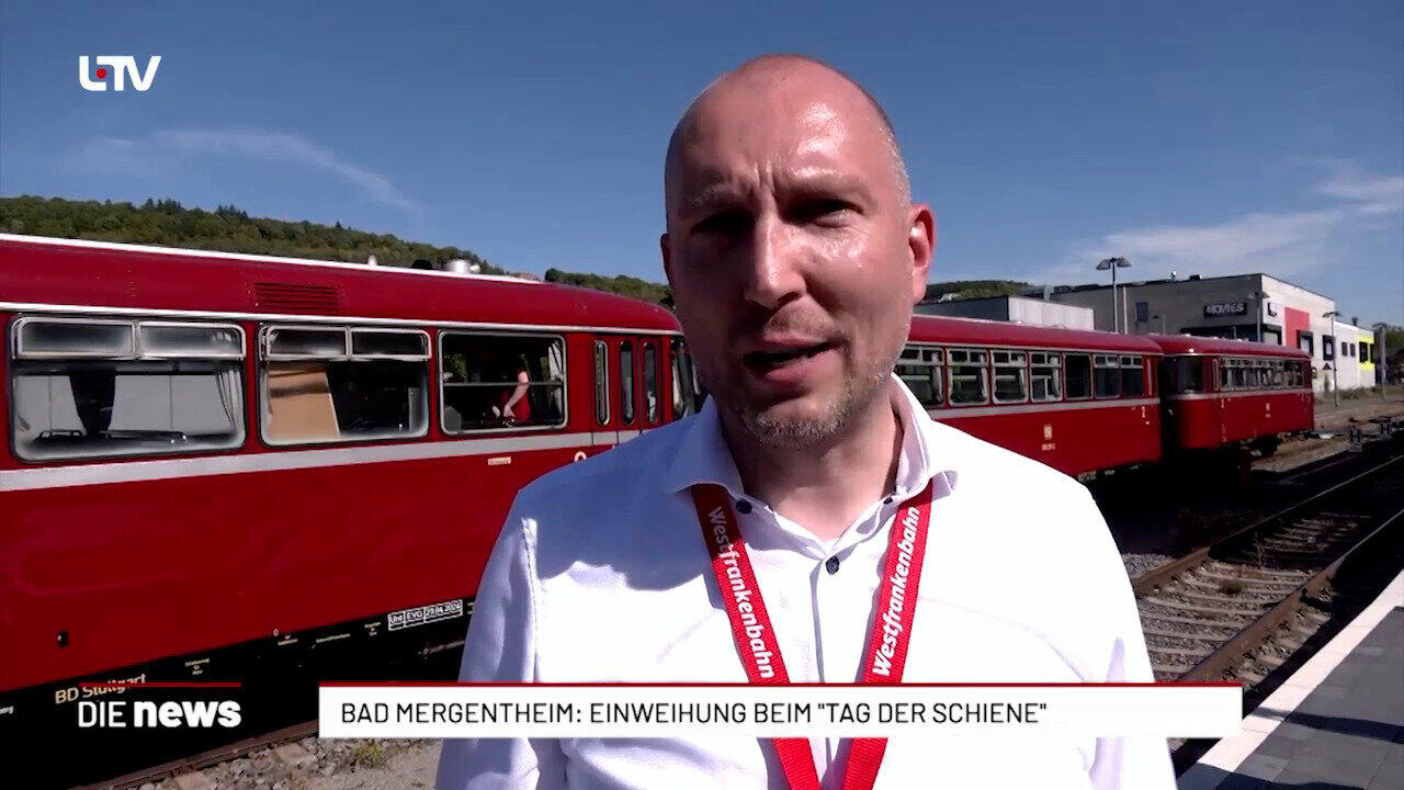 Bad Mergentheim: Einweihung beim „Tag der Schiene“