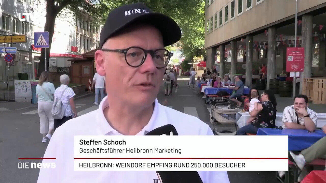 Heilbronn: Weindorf empfing rund 250.000 Besucher