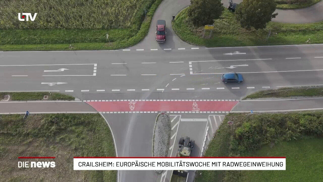 Crailsheim: Europäische Mobilitätswoche mit Radwegeinweihung