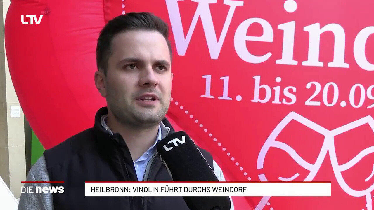 Heilbronn: Vinolin führt durchs Weindorf