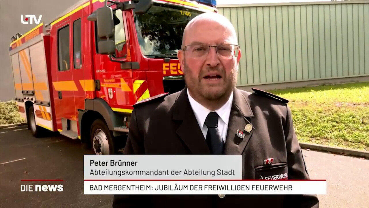Bad Mergentheim: Jubiläum der Freiwilligen Feuerwehr