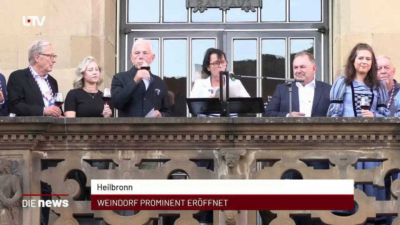 Newsblock: Heilbronn: Weindorf prominent eröffnet +++ Heilbronn-Franken: Handwerk tut gut +++ Neckarsulm: Sport-Union vo