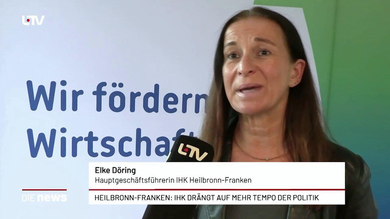 Heilbronn-Franken: IHK drängt auf mehr Tempo der Politik
