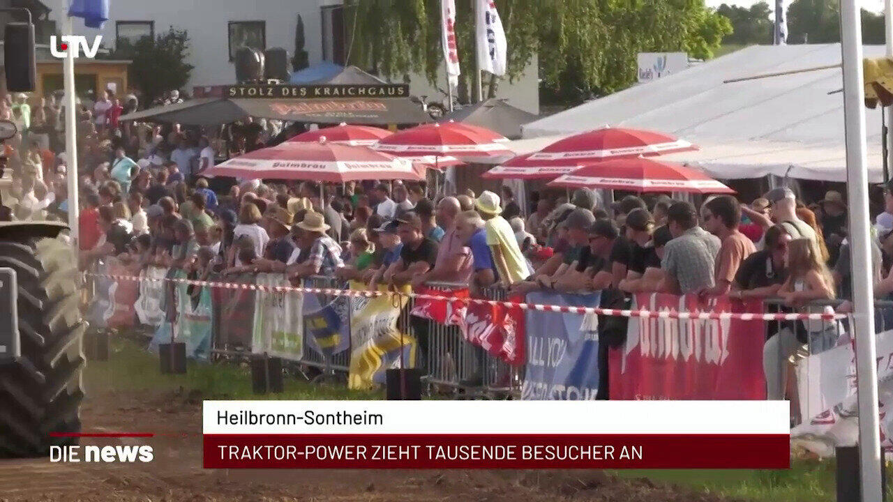 Newsblock: Heilbronn-Sontheim: Traktor-Power zieht tausende Besucher an +++ Neckarsulm: Positive Bilanz zum Ganzhornfest