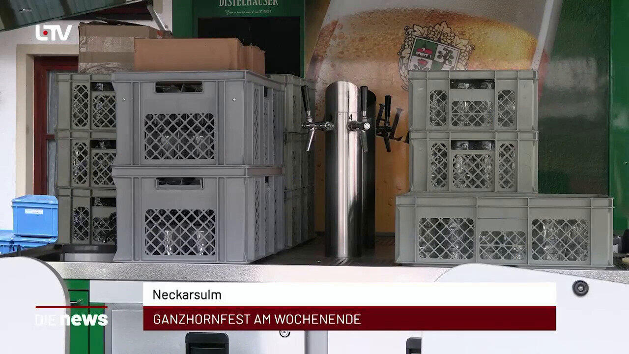 Newsblock: Neckarsulm: Ganzhornfest am Wochenende +++ Mulfingen: 28. EBM-Papst Marathon  +++ Heilbronn: Experimenta künd