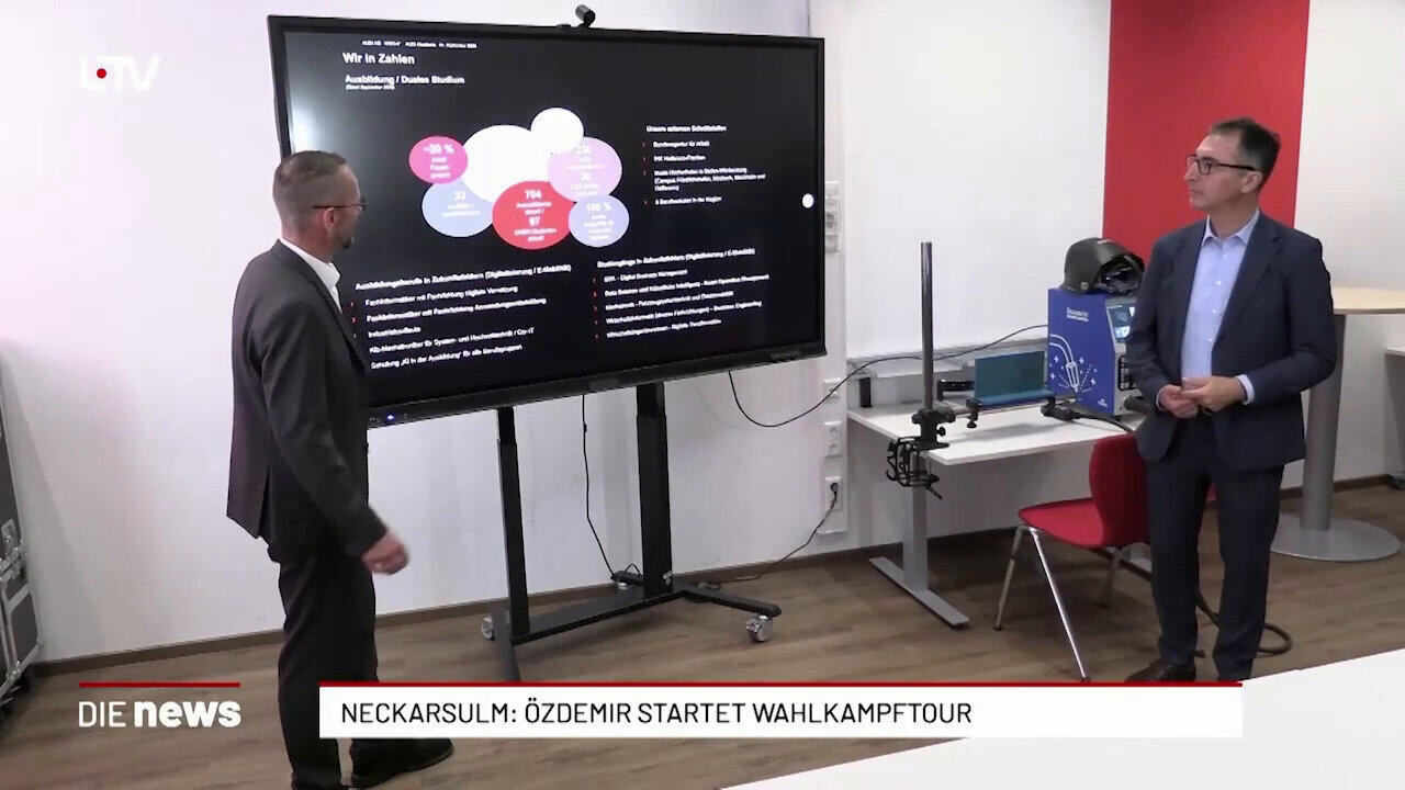 Neckarsulm: Özdemir startet Wahlkampftour
