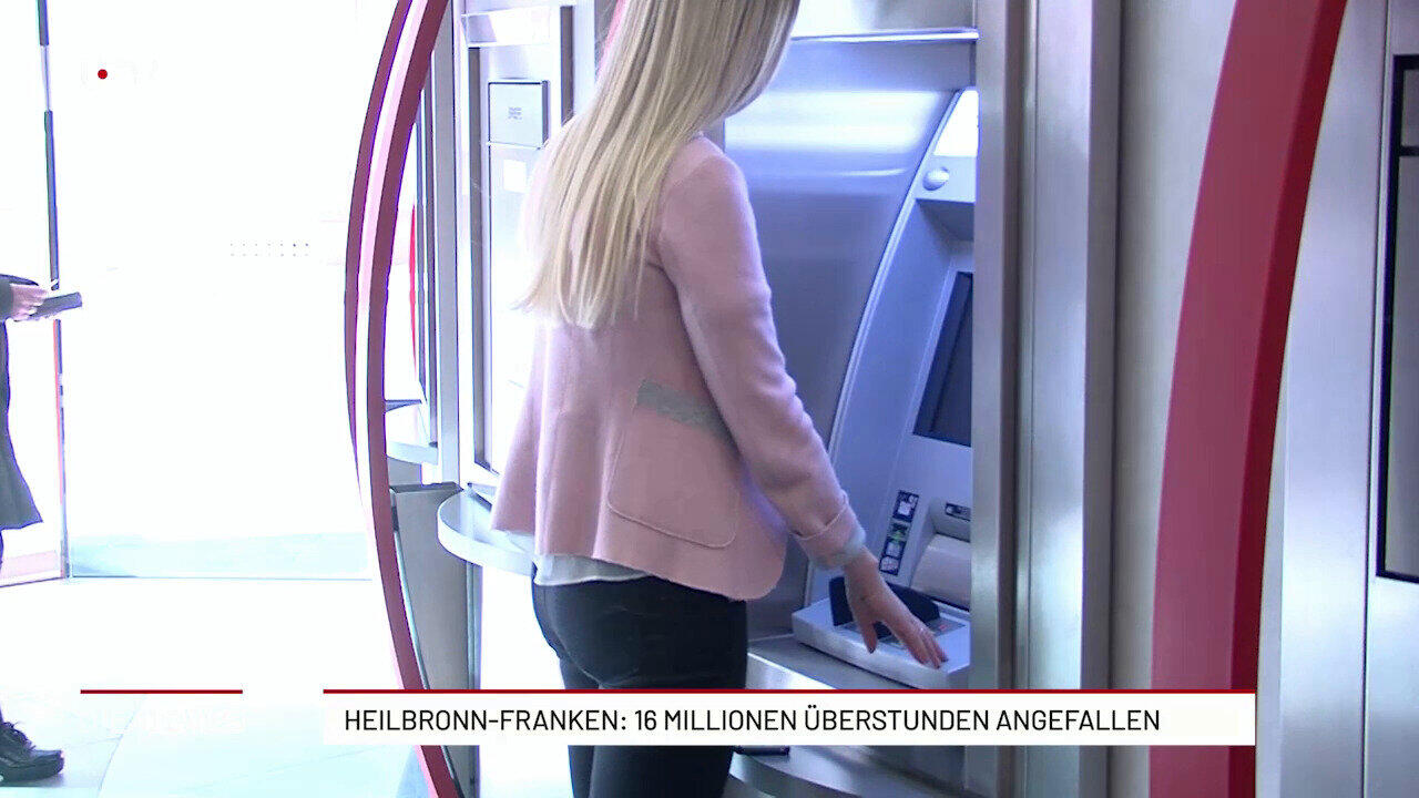 Heilbronn-Franken: 16 Millionen Überstunden angefallen