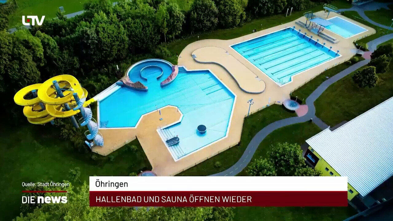 Newsblock: Öhringen: Hallenbad und Sauna öffnen wieder +++ Heilbronn/Ludwigsburg: Einbrüche in Vereinsheime und Gartenla