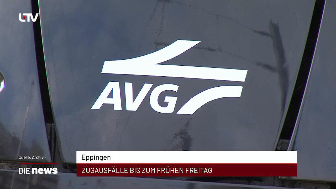 Newsblock: Eppingen: Zugausfälle bis zum frühen Freitag +++ Tauberbischofsheim: Schüler überqueren Alpen zu Fuss +++ Hei