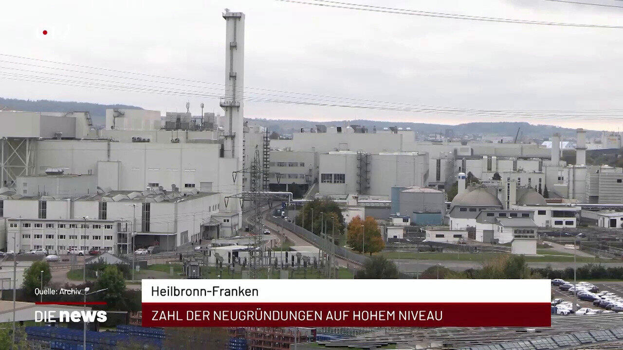 Newsblock: Heilbronn-Franken: Zahl der Neugründungen auf hohem Niveau +++ Neckarsulm: Bechtle sieht Erholung im zweiten 