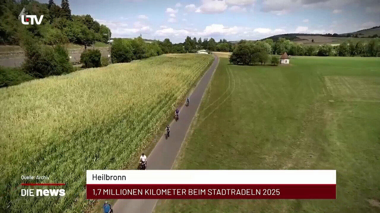 Newsblock: Heilbronn: 1,7 Millionen Kilometer beim Stadtradeln 2025  +++ Stuttgart: Tierschützer fordern Katzenschutzver
