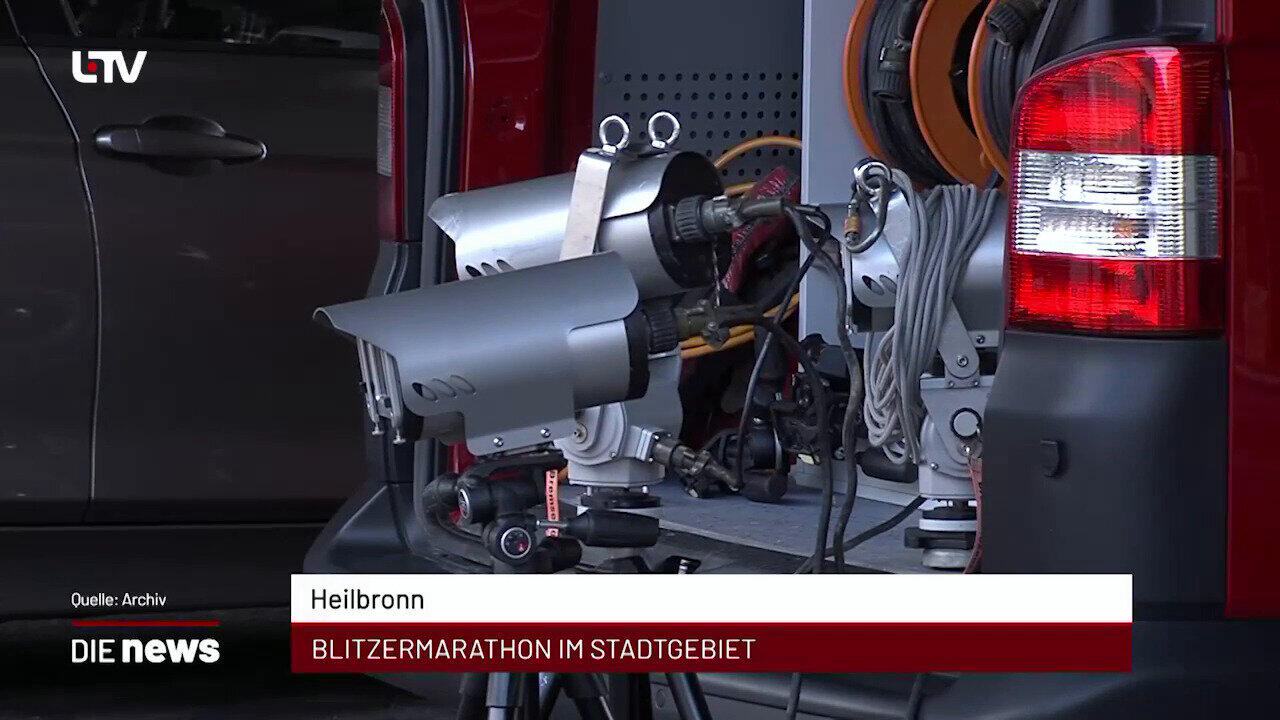 Newsblock: Heilbronn: Blitzermarathon im Stadtgebiet +++ Tauberbischofsheim: 7,1 Millionen Euro für den Landkreis +++ Ne