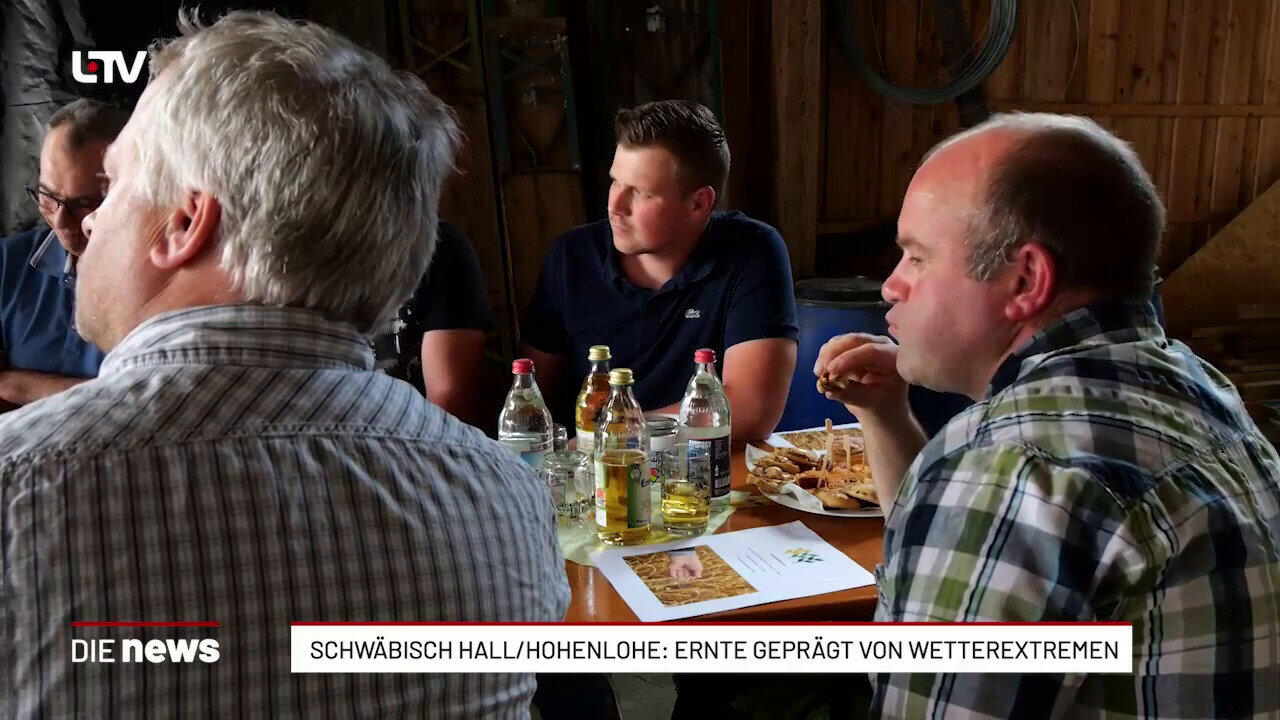 Schwäbisch Hall/Hohenlohe: Ernte geprägt von Wetterextremen