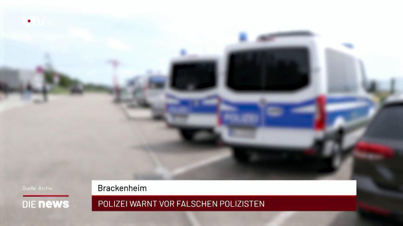 Newsblock: Brackenheim: Polizei warnt vor falschen Polizisten +++ Schwäbisch Hall: LIDL-Deutschland Tour kommt 2026 +++ 