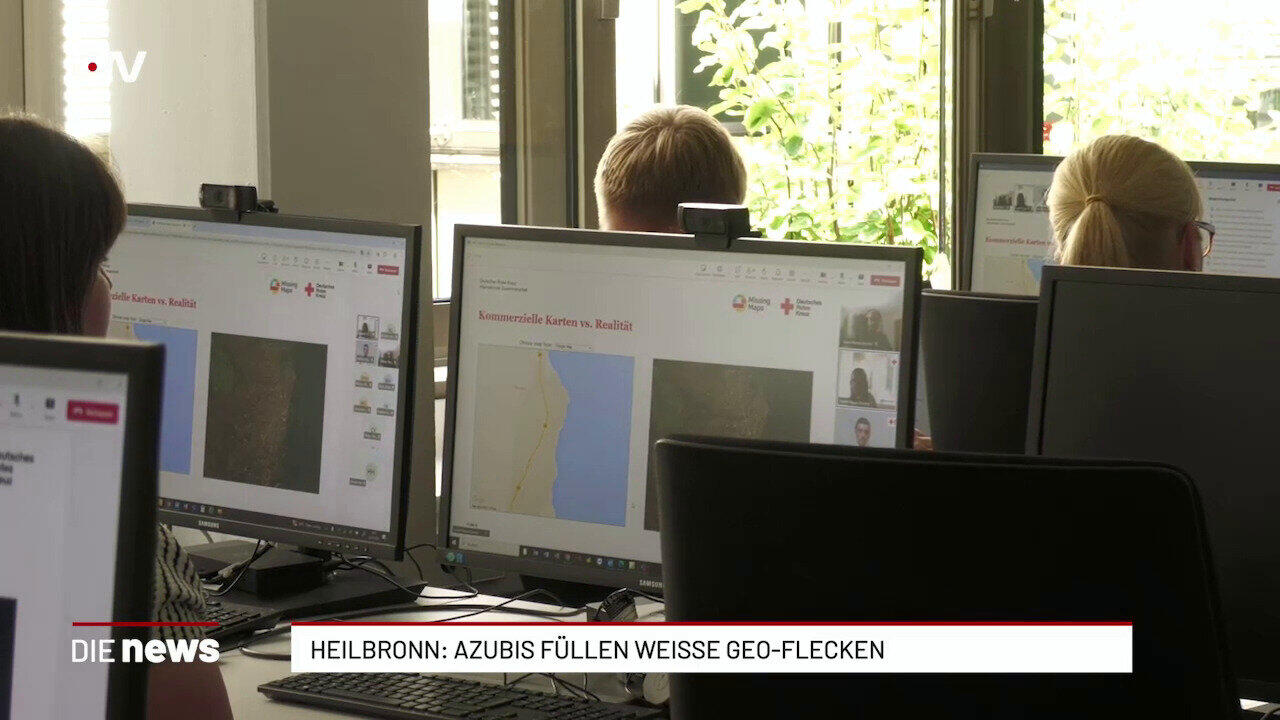 Heilbronn: Azubis füllen weiße Geo-Flecken