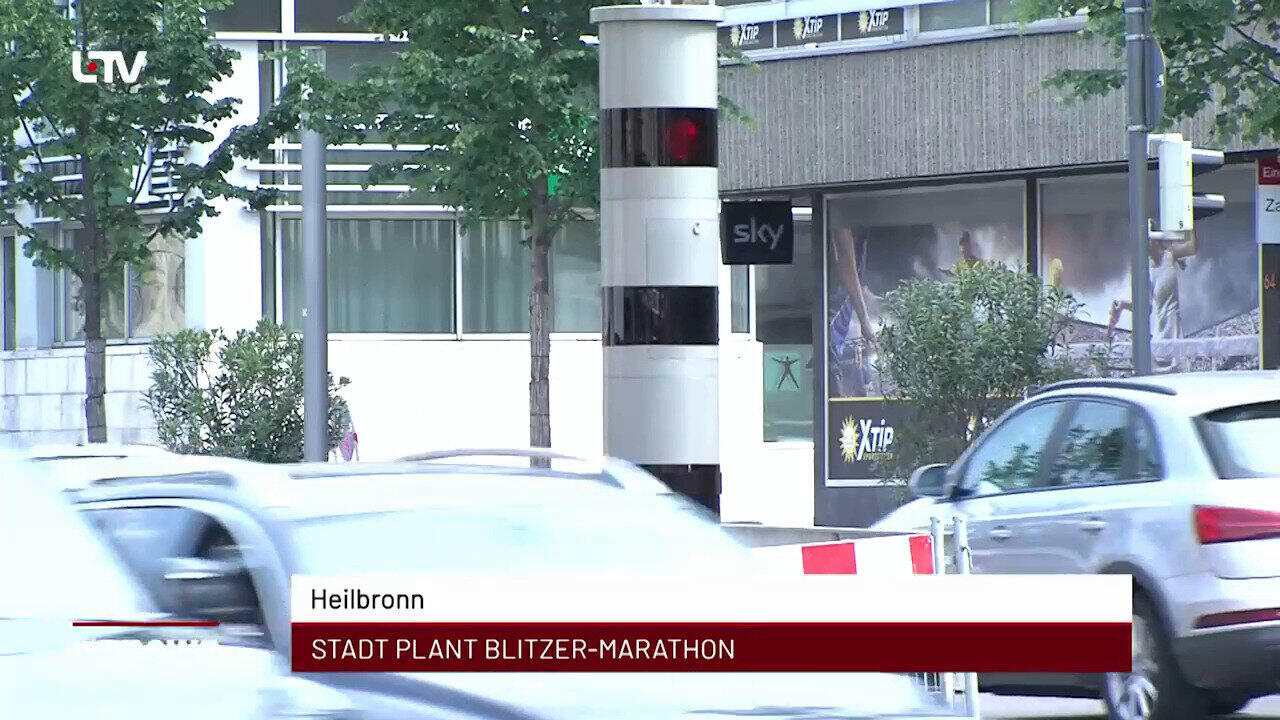 Newsblock: Heilbronn: Stadt plant Blitzer-Marathon +++ Heilbronn: Stadtmarketing feiert 25-jähriges Jubiläum +++ Offenau