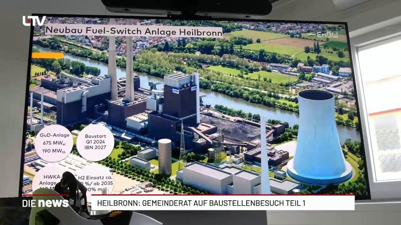 Heilbronn: Gemeinderat auf Baustellenbesuch Teil 1