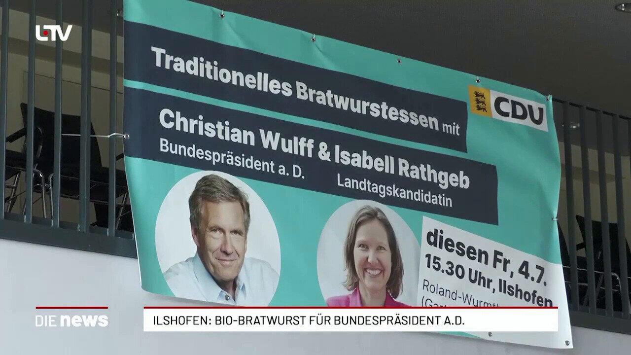 Ilshofen: Bio-Bratwurst für Bundespräsident a.D.