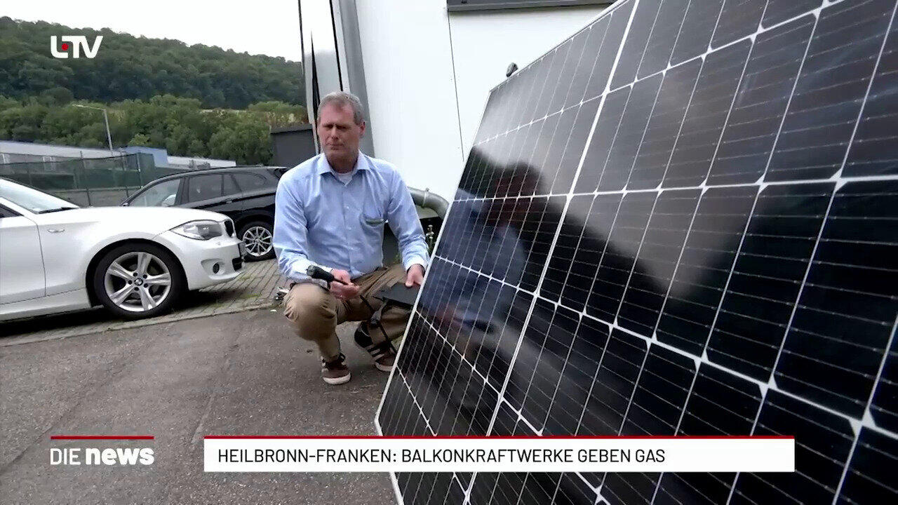 Heilbronn-Franken: Balkonkraftwerke geben Gas