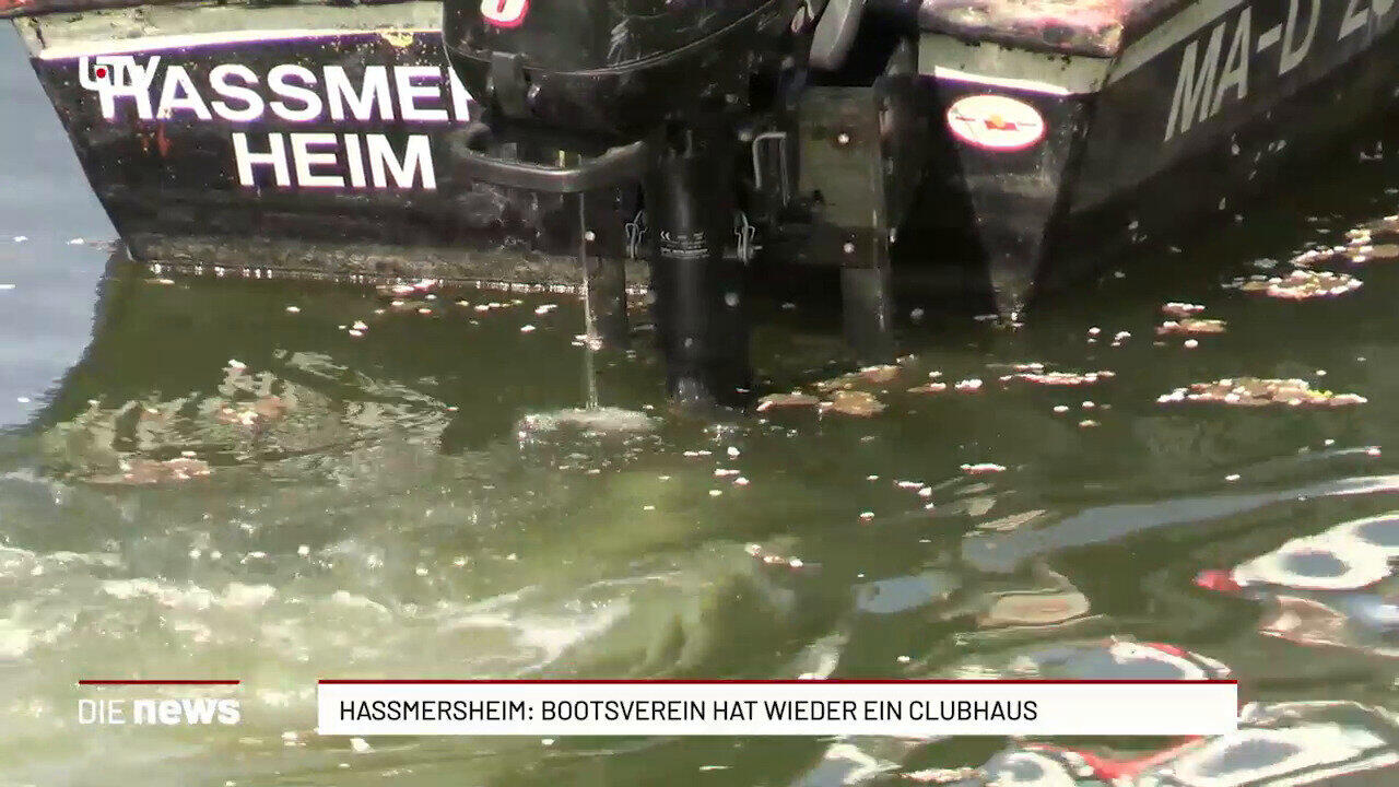 Hassmersheim: Bootsverein hat wieder ein Clubhaus