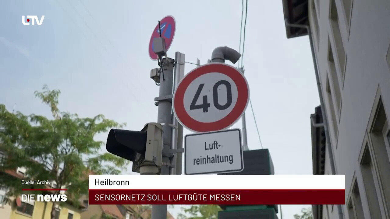 Newsblock: Heilbronn: Sensornetz soll Luftgüte messen +++ Heilbronn: Kostenloses Lungenscreenig an SLK-Kliniken +++ Heil