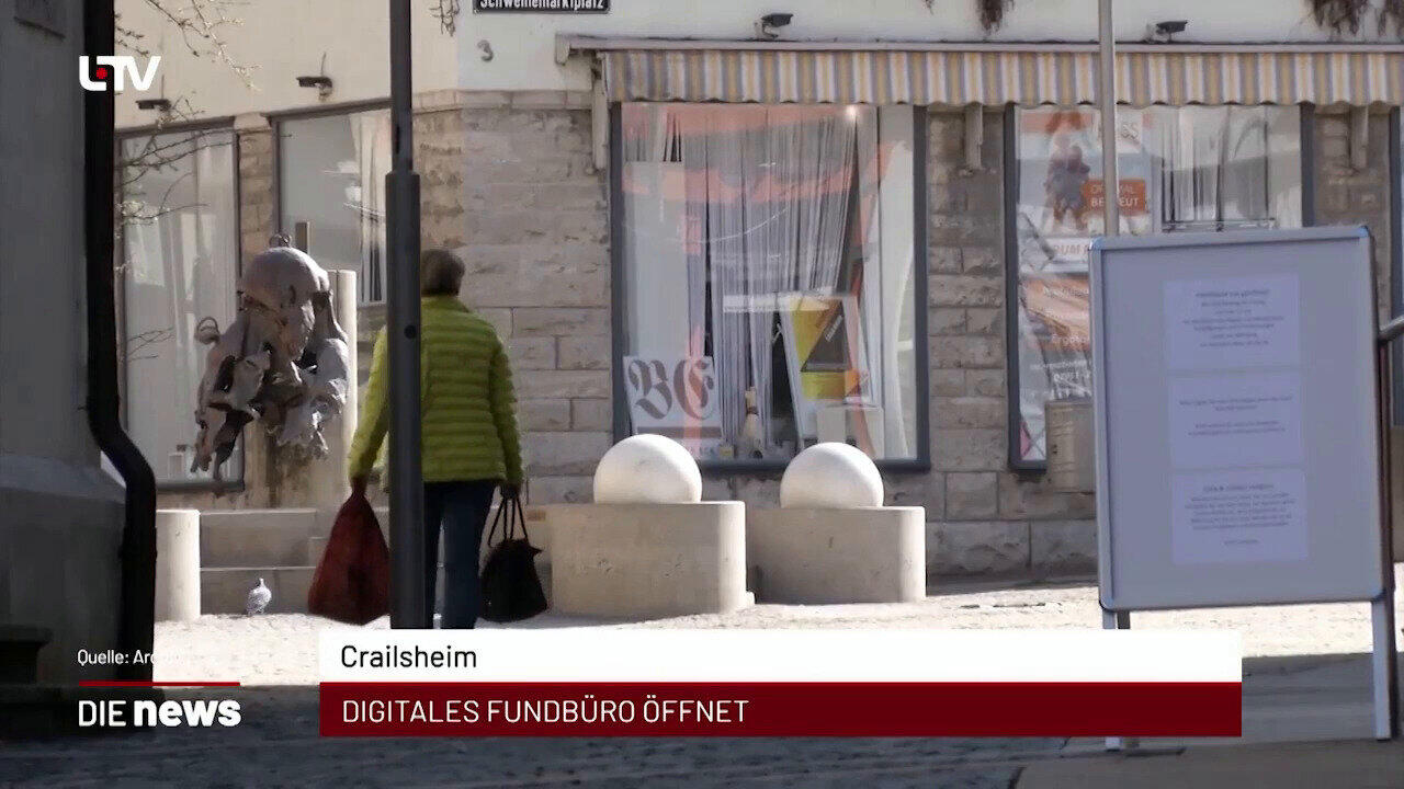 Newsblock: Crailsheim: Digitales Fundbüro öffnet +++ Lauda: Mobilitätszentrale wieder im Normalbetrieb +++ Satteldorf: N