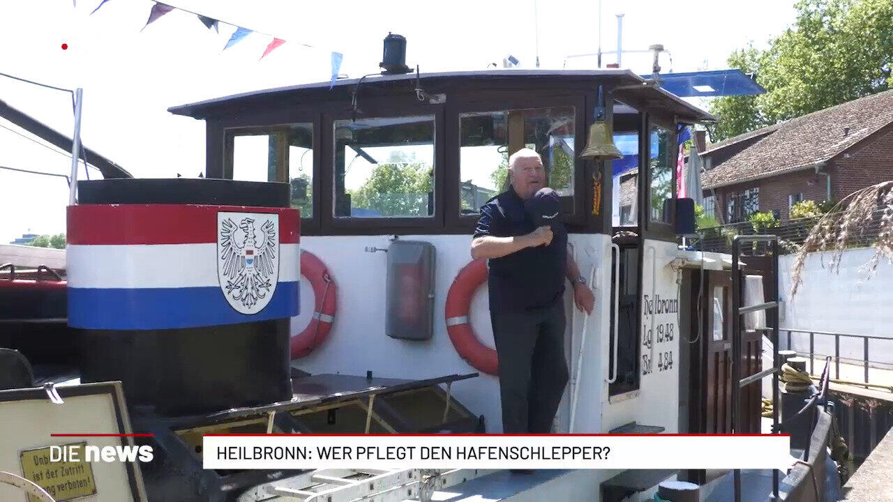 Heilbronn erhält historischen Hafenschlepper