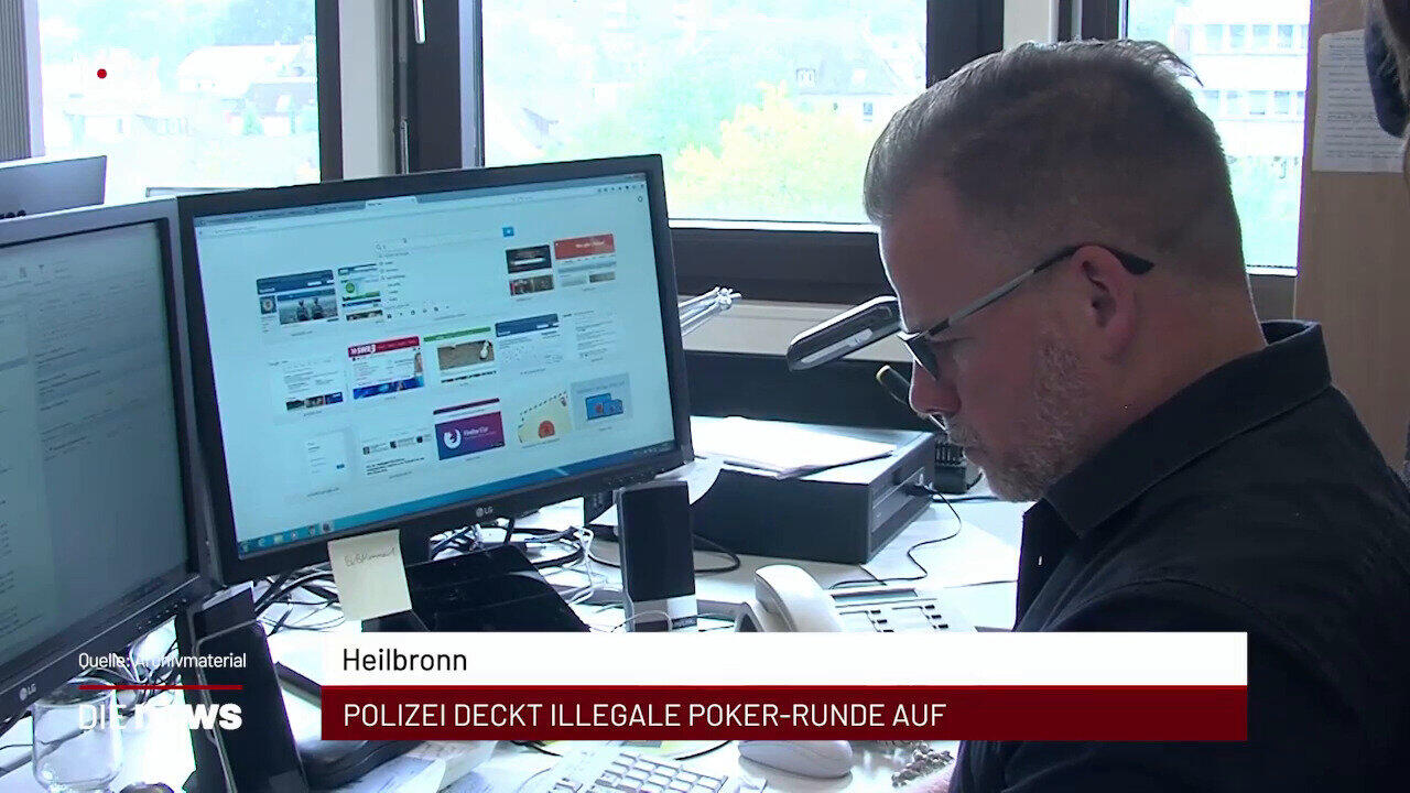 Newsblock: Heilbronn: Polizei deckt illegale Poker-Runde auf +++ Lauffen: Zweite Sperrphase in der Ortsdurchfahrt beginn