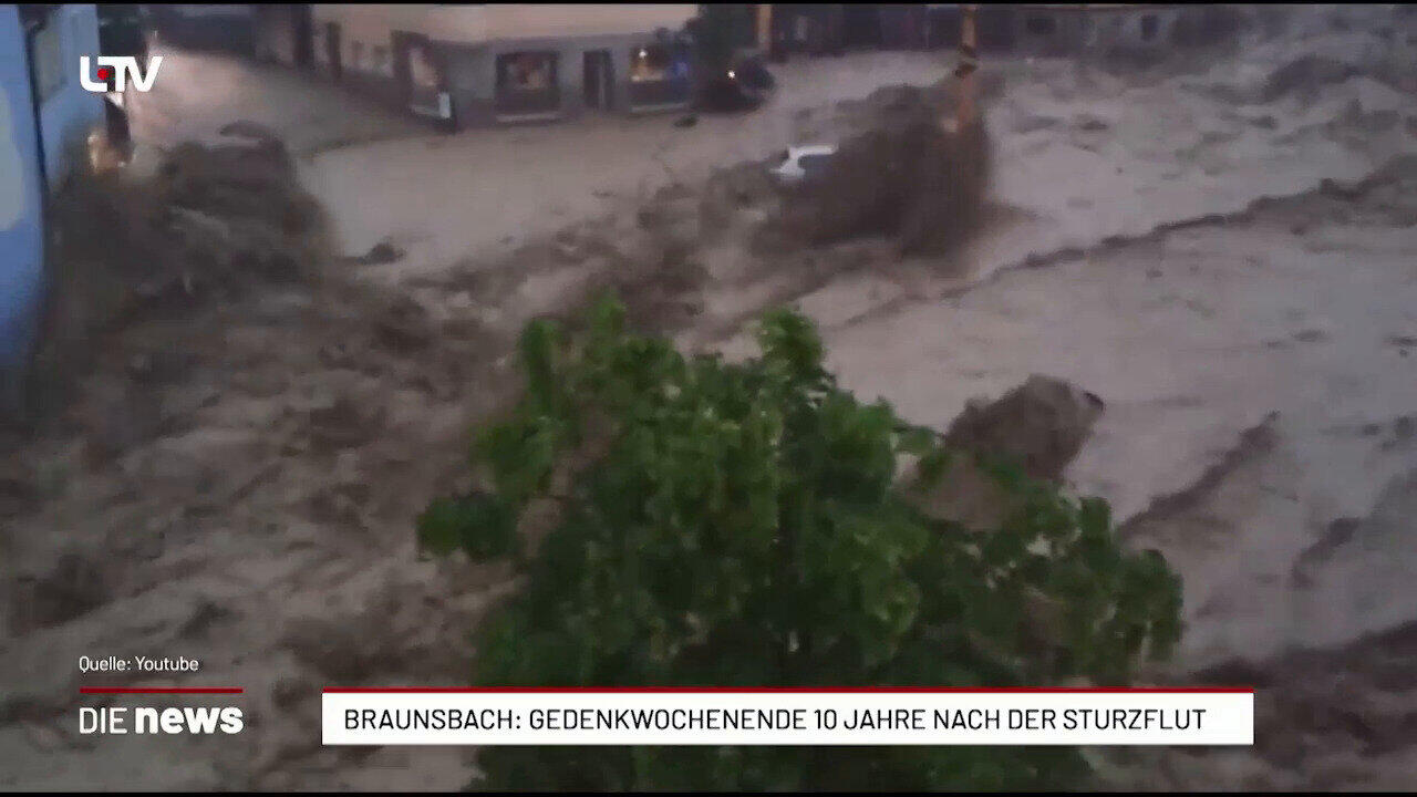Braunsbach erinnert an Flut und Wiederaufbau