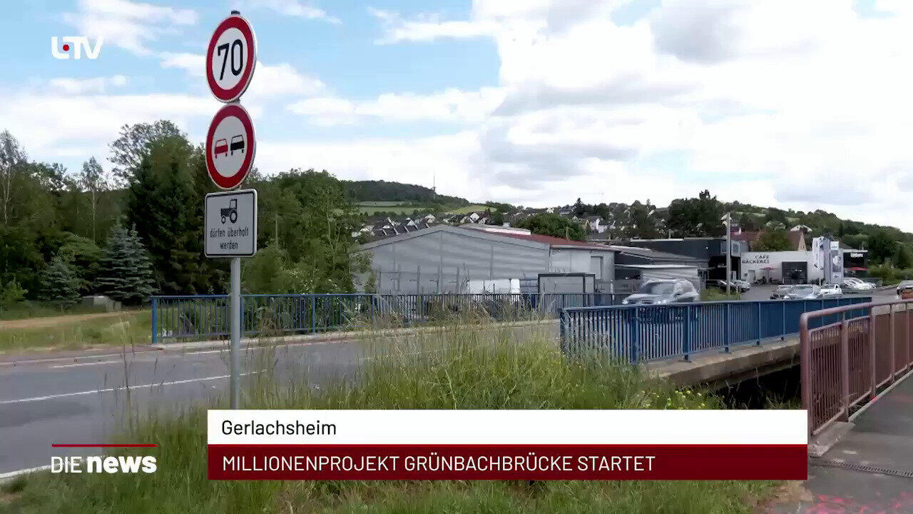 Newsblock: Gerlachsheim: Millionenprojekt Grünbachbrücke startet +++ Künzelsau: Stadtradeln 2026 erfolgreich beendet