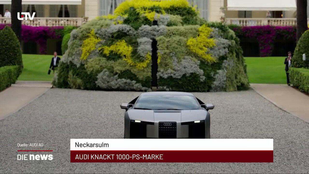 Newsblock: Neckarsulm: Audi knackt 1000-PS-Marke +++ Heilbronn: Kurioser Zwischenfall bei Fronleichnamsprozession