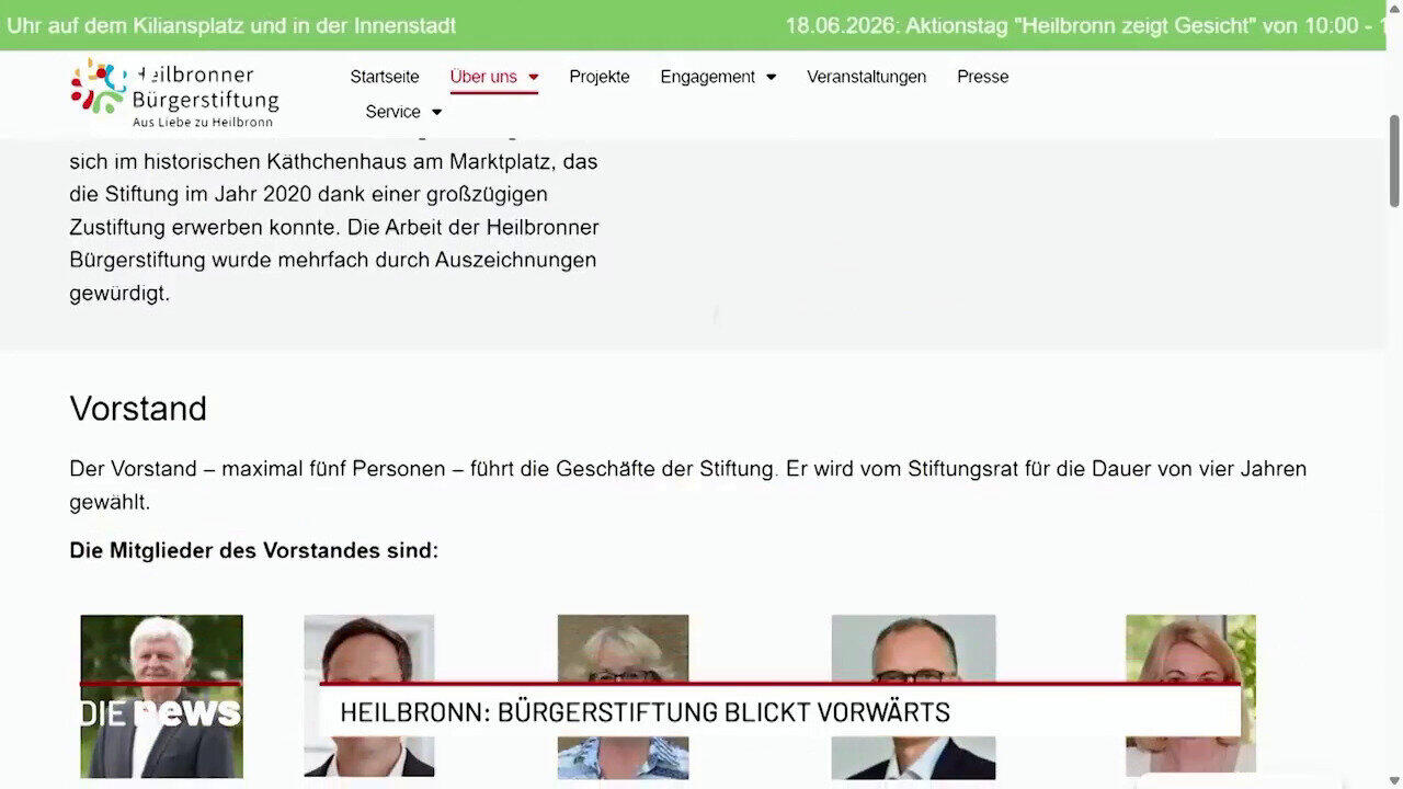 Heilbronn: Bürgerstiftung mit neuem Vorsitz