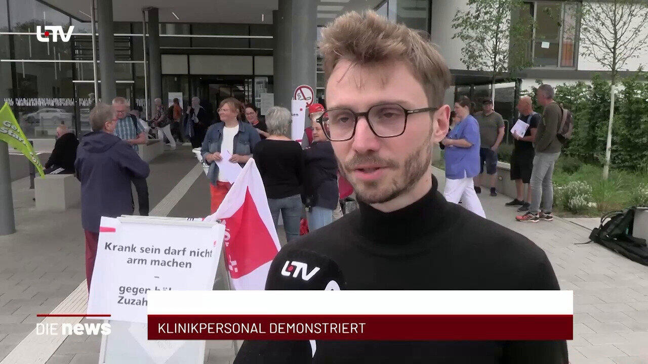 Newsblock: Heilbronn-Franken: Klinikpersonal demonstriert +++ Heilbronn: Aufbaugilde unterstützt Hitzeschutzaktionstag +