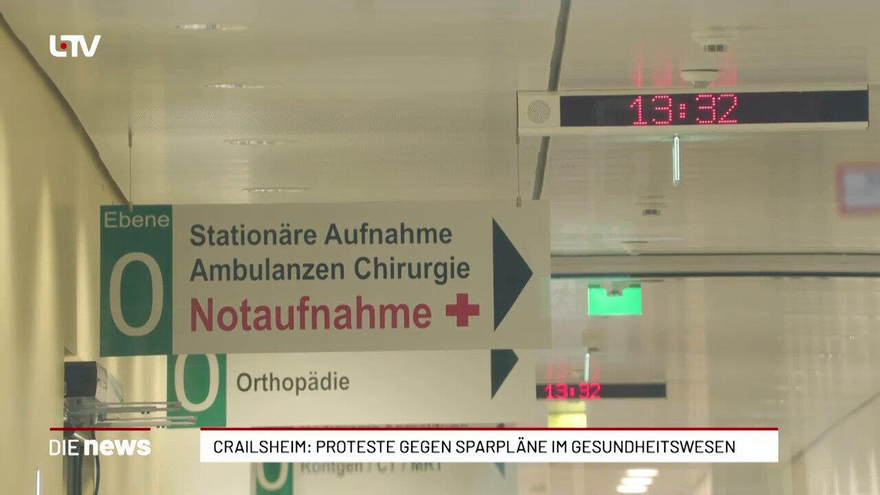 Crailsheim: Proteste gegen Klinikabbau und Finanzpläne