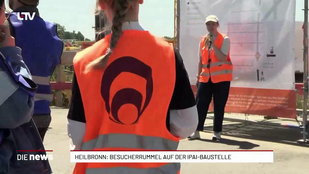 Heilbronn IPAI Baustelle zieht 1.100 Besucher an