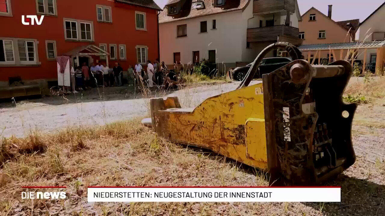 Niederstetten gestaltet Innenstadt mit neuem Platz