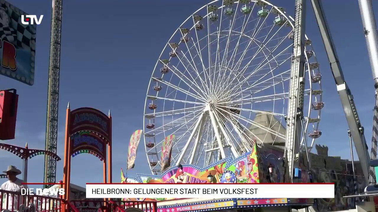 Heilbronn: gelungener Start beim Volksfest