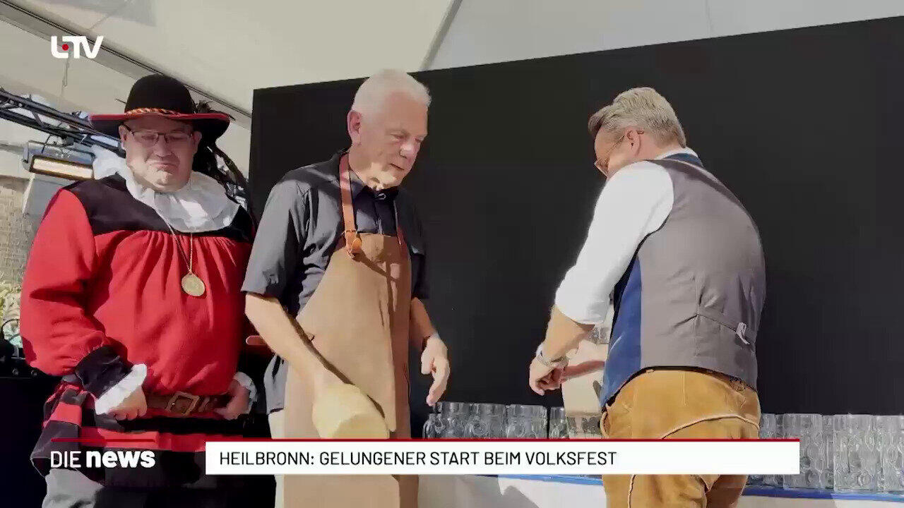 Heilbronn: gelungener Start beim Volksfest