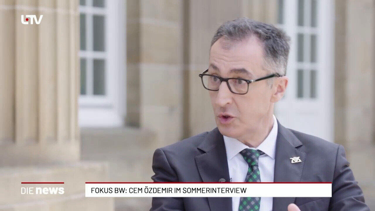 Özdemir spricht über Baden-Württembergs Kurs