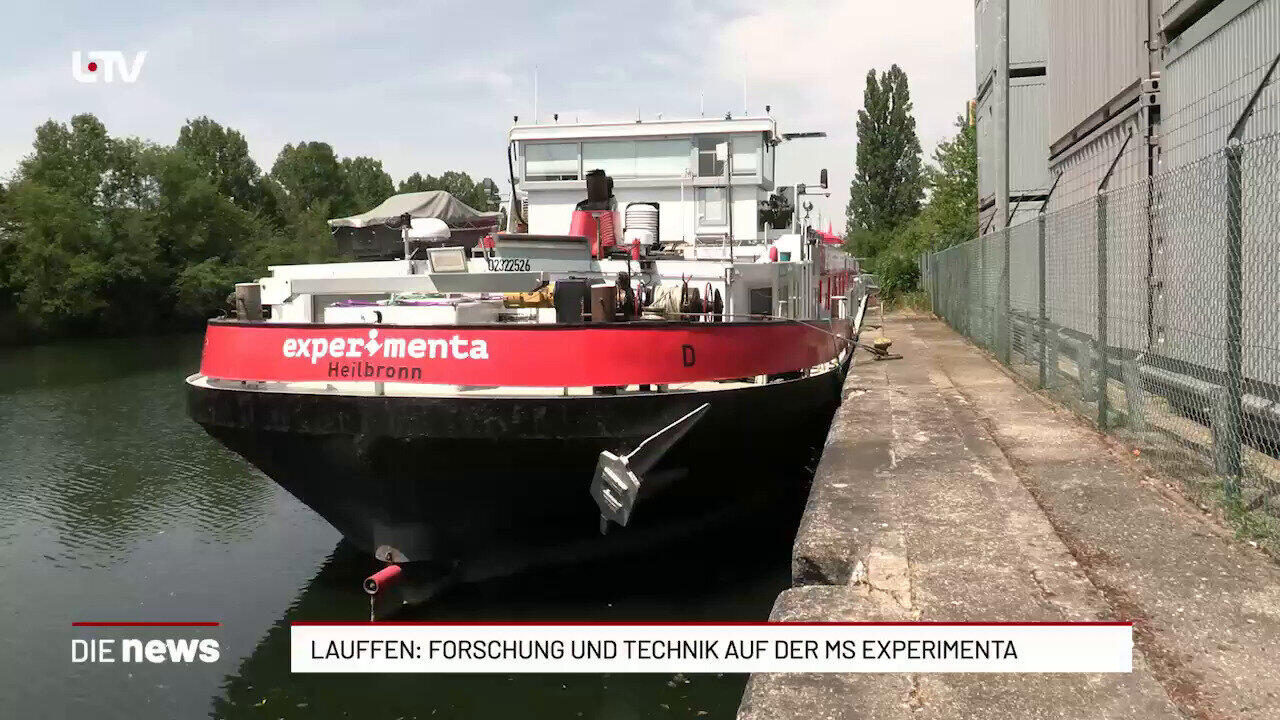 Lauffen: MS Experimenta bringt Wissenschaft an Bord