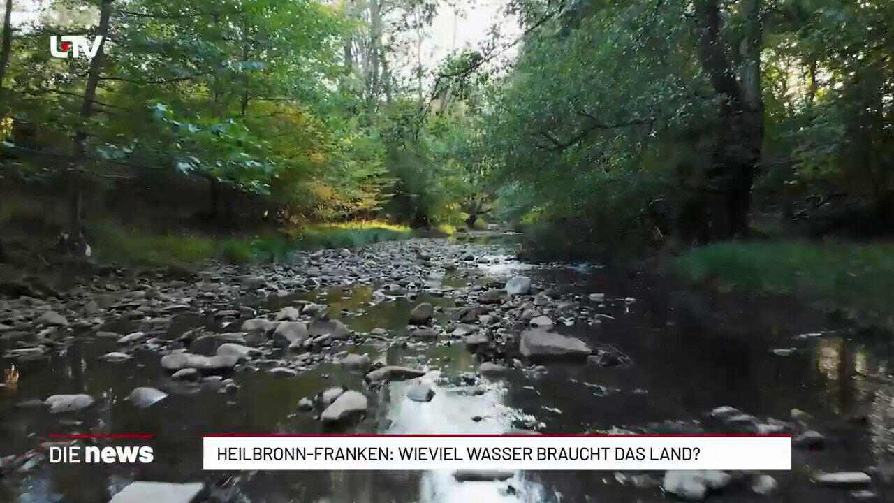Heilbronn-Franken: Trockenheit verschärft Wasserlage