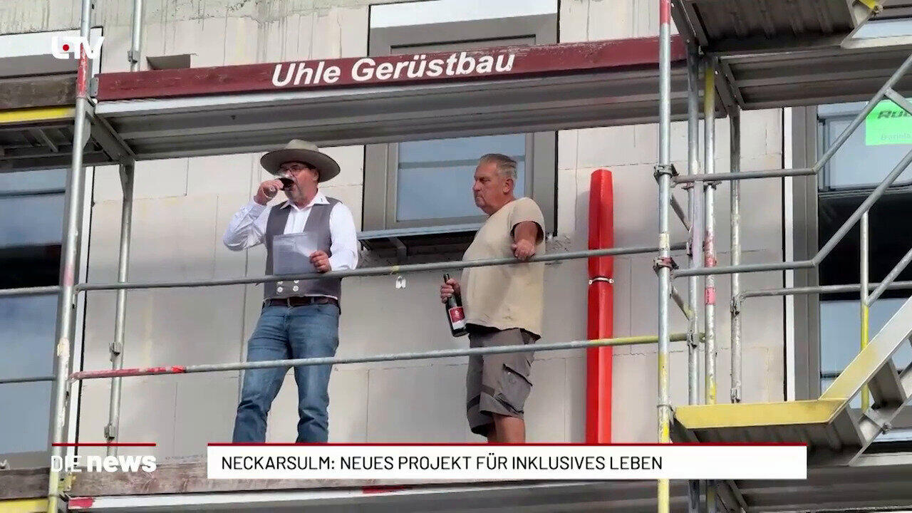 Neckarsulm: Richtfest für Wohnprojekt mit Unterstützung
