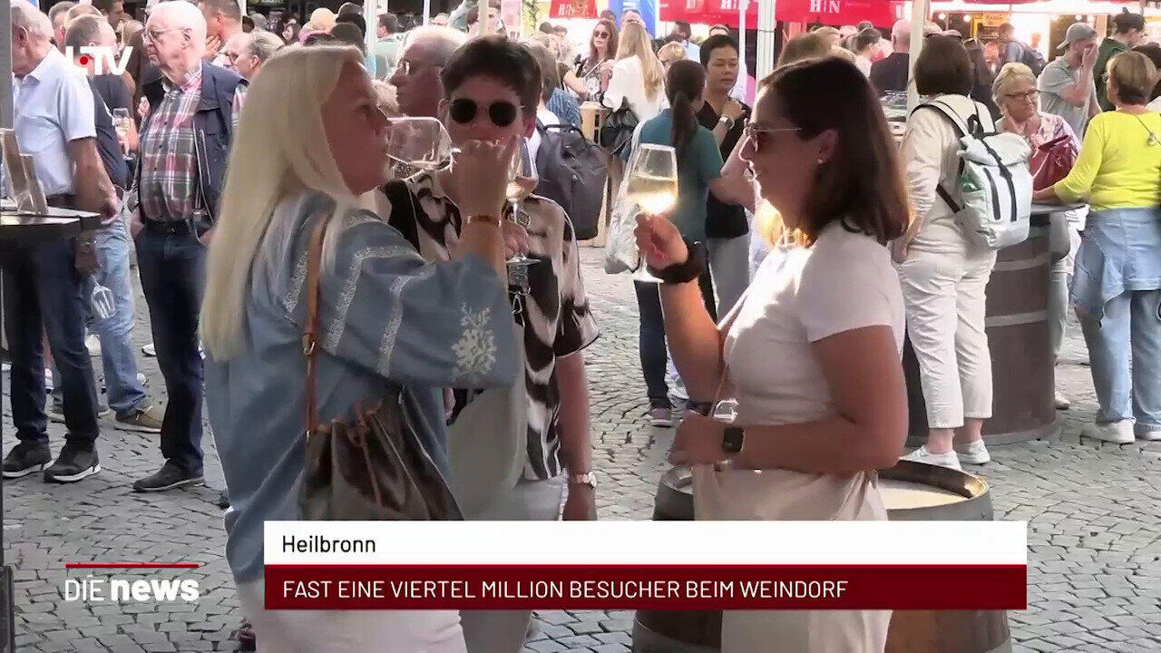 Newsblock: Weindorf-Bilanz, Audi-Protest, A6-Sperrung, SGV-Sieg